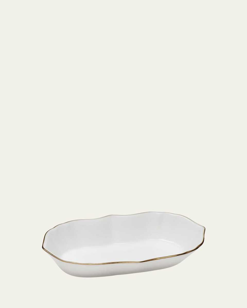 Golden Edge Narrow Pin Dish